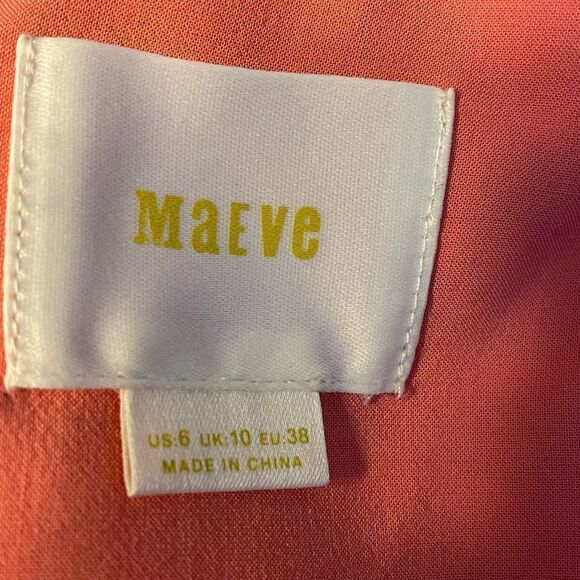 Anthropologie Maeve Waverly Dress Checked One-Shoulder Asymmetrical Blue 10 - Picture 8 of 10